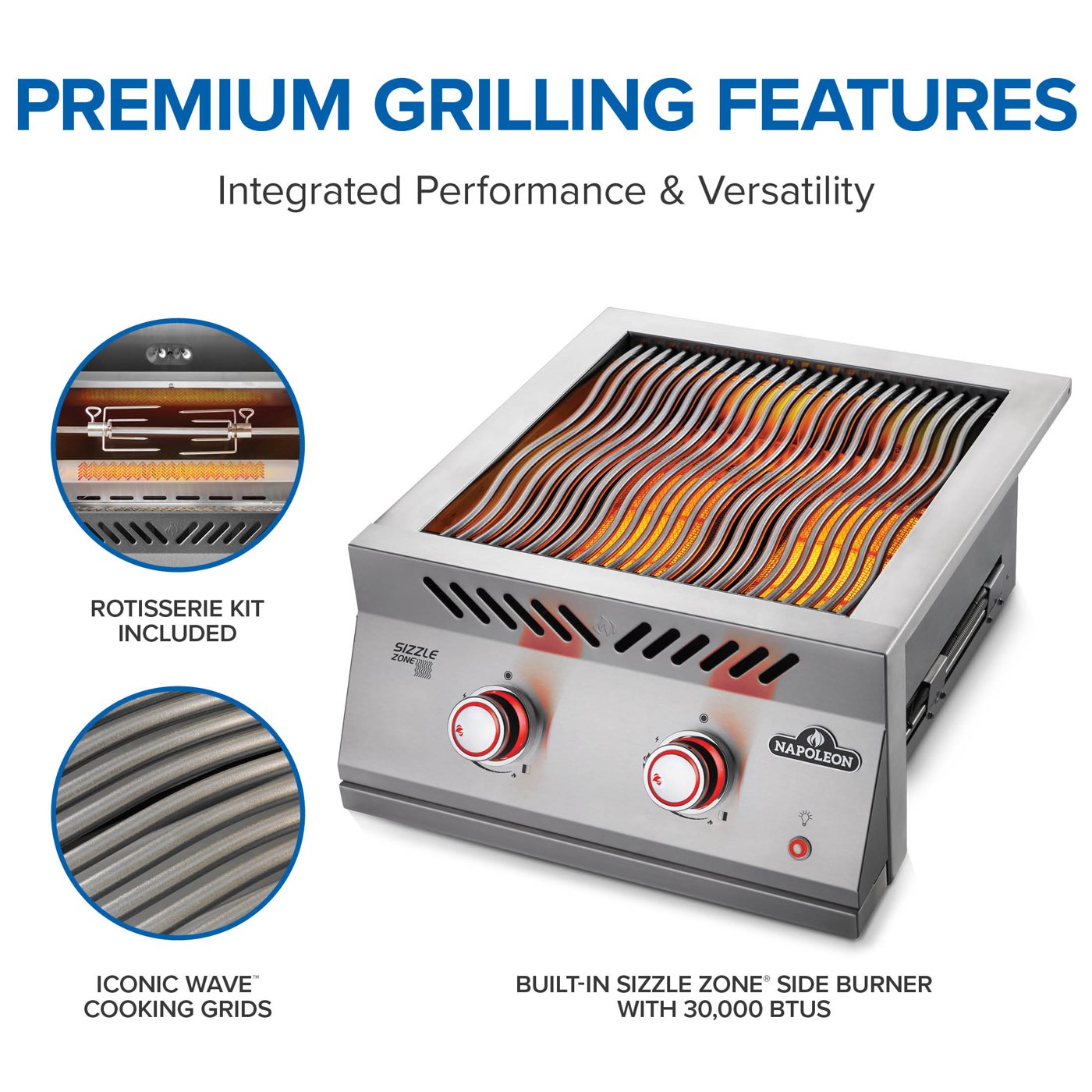Napoleon Altura Kitchen BIG32+18 Propane Altura Luxury Outdoor Kitchen view 4