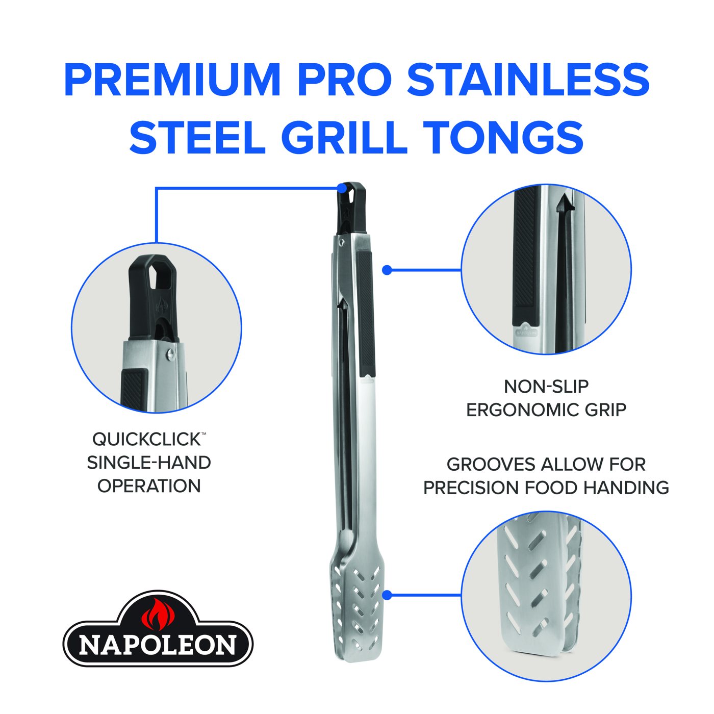 Napoleon Premium Grill Tongs (PRO Series) Accessories & Covers