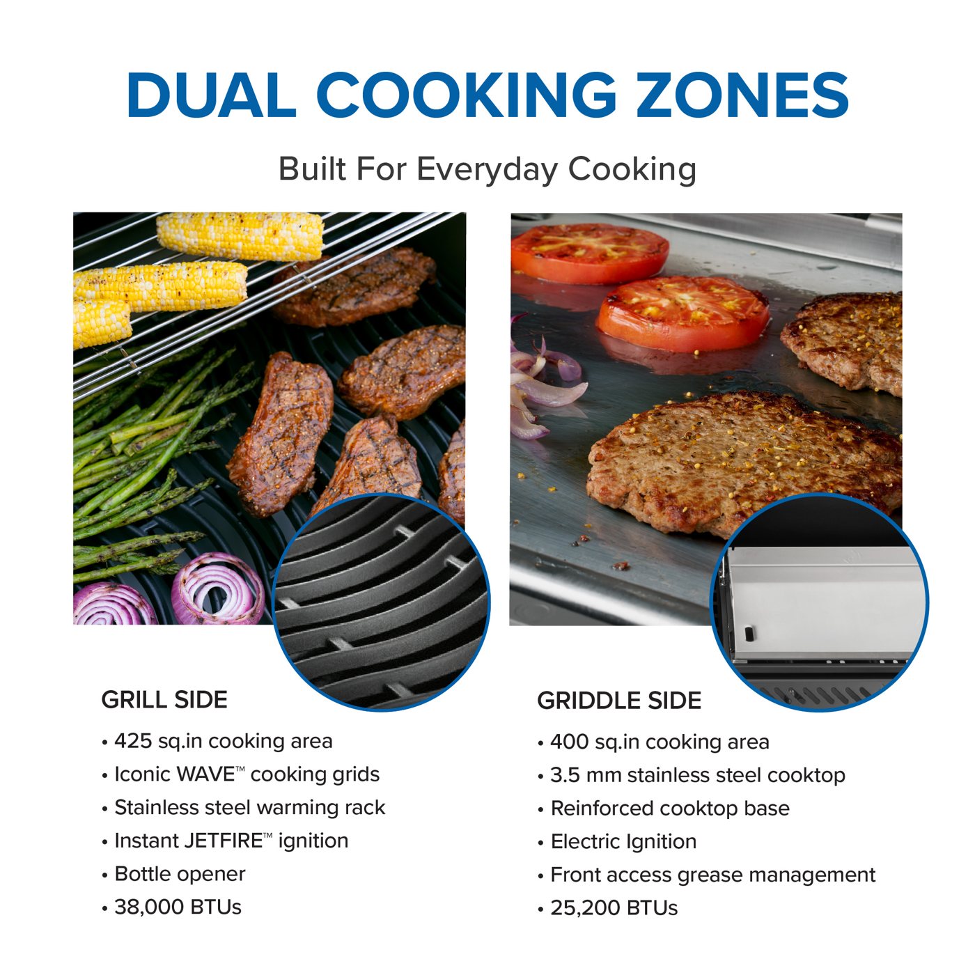 Napoleon Freestyle 425 + 24" Griddle Combo Freestyle Duo Grill & Griddle Combo view 2