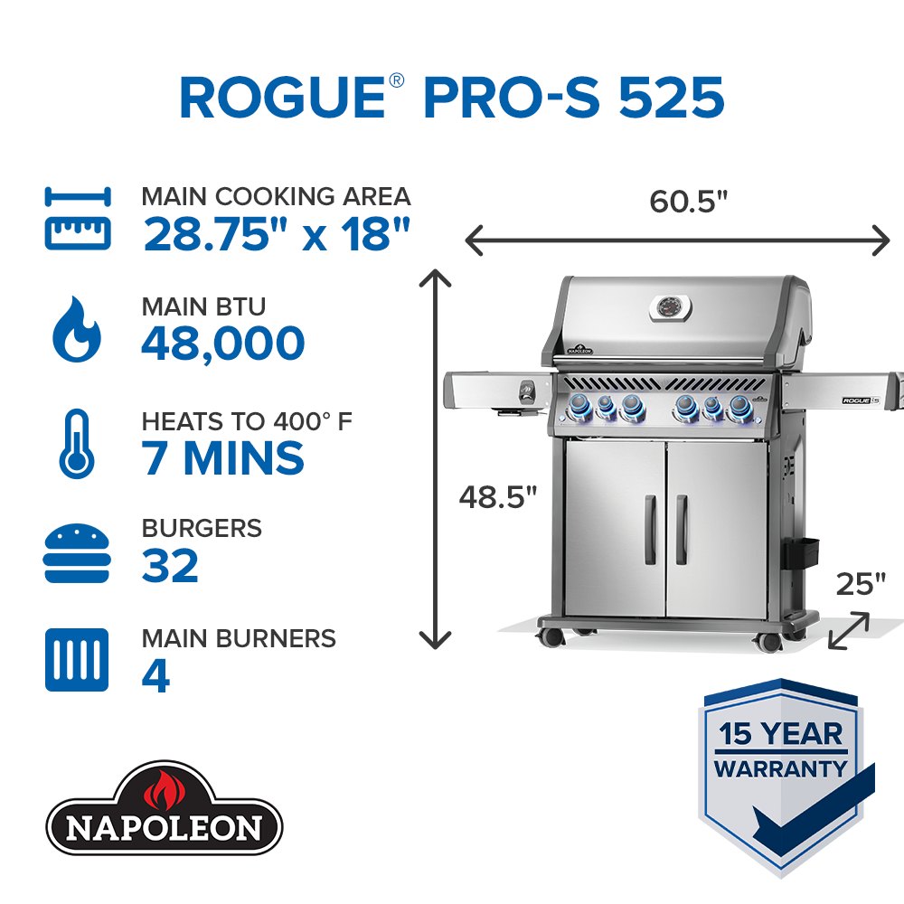 Napoleon Rogue PRO-S 525 Gas Grill view 2