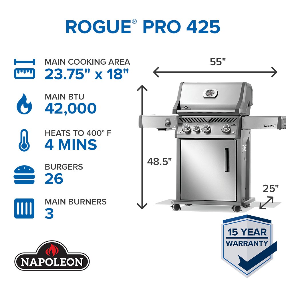 Napoleon Rogue PRO 425 Gas Grill view 2