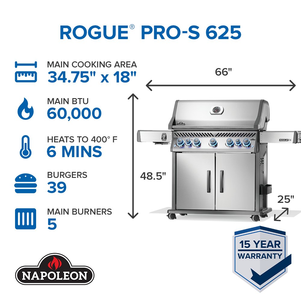 Napoleon Rogue PRO-S 625 Gas Grill view 2