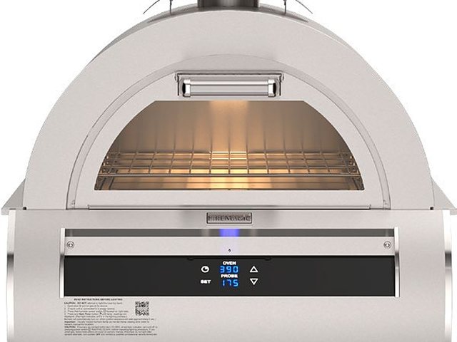 Fire Magic Echelon Black Glass Pizza Oven