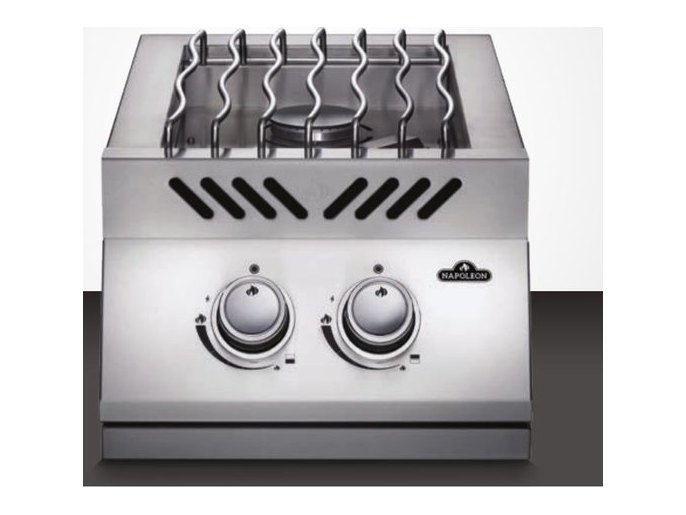 Napoleon Built-in 500 Series 12" Inline Dual Range Top Burner Built-In Side Burner view 3