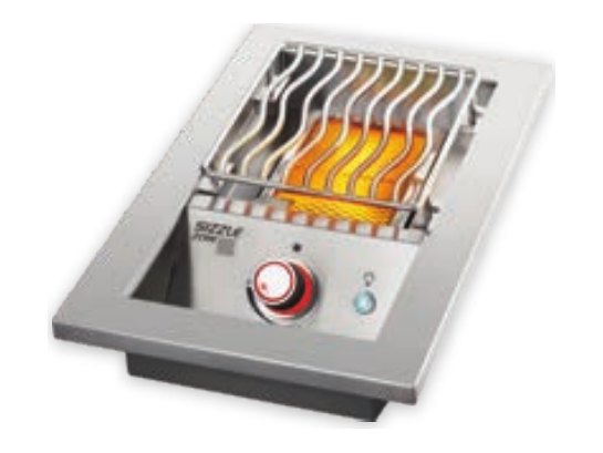 Napoleon Built-in 700 Series 10" Single Infrared Burner Built-In Side Burner view 2