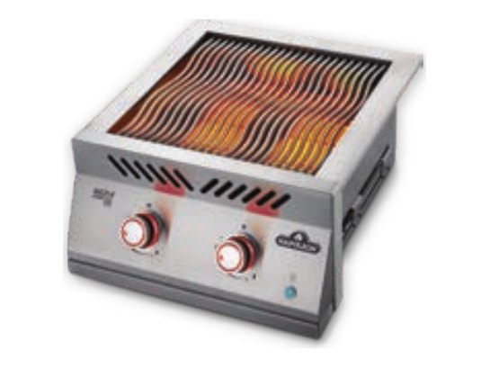 Napoleon Built-in 700 Series 18" Dual Infrared Burner Built-In Side Burner view 2
