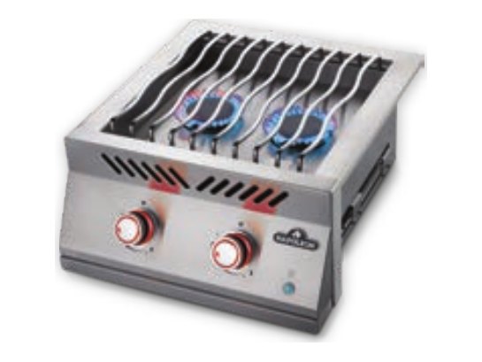 Napoleon Built-in 700 Series 18" Dual Range Top Burner Built-In Side Burner view 2
