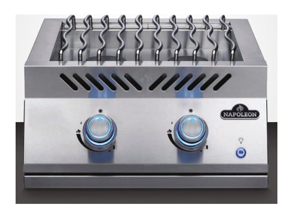 Napoleon Built-in 700 Series 18" Dual Range Top Burner Built-In Side Burner view 3