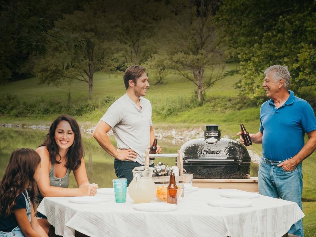 Primo Kamado Round Ceramic Kamado Grill view 3