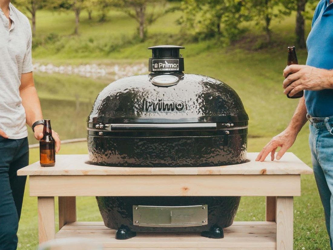Primo Kamado Round Ceramic Kamado Grill view 4