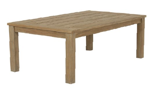 Sunset West Coastal Teak 50" Coffee Table Coffee & End Tables