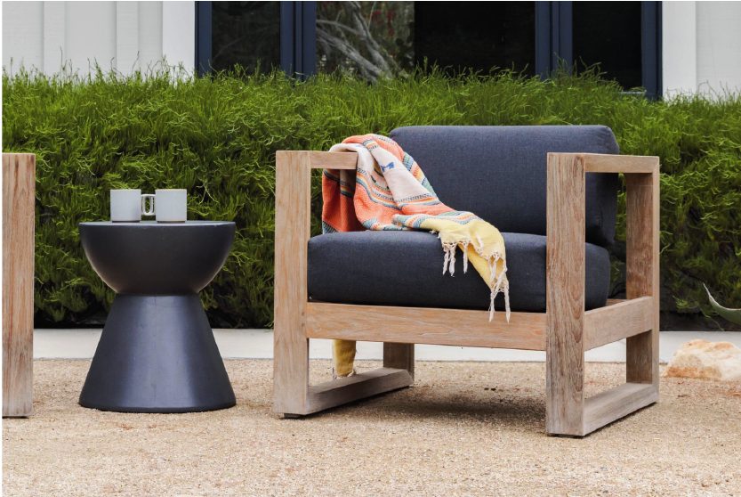 Sunset West Coastal Teak Sofa Table Coffee & End Tables view 2
