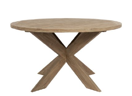 Sunset West Coastal Teak Round Table Dining Tables view 3