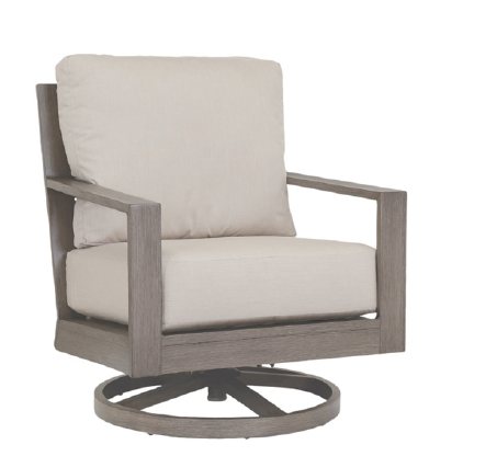 Sunset West Laguna Swivel Club Chair Lounge Chairs