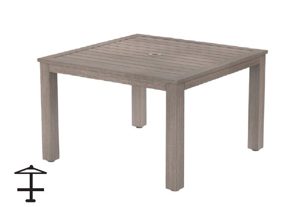 Sunset West Laguna 48" Square Dining Table Dining Tables