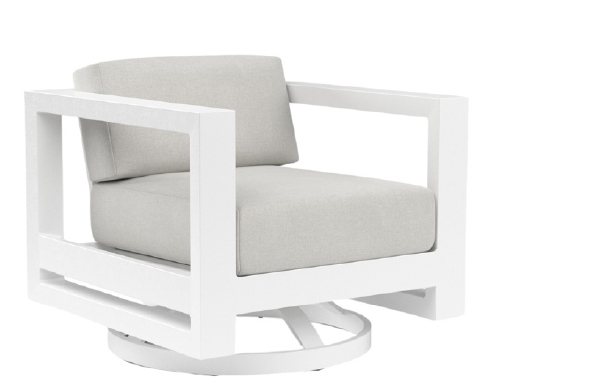 Sunset West Newport Swivel Club Chair Lounge Chairs