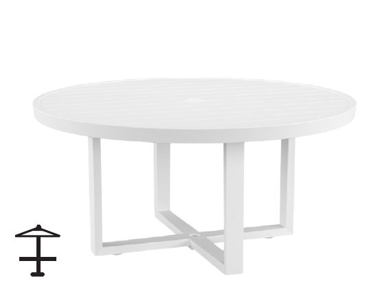 Sunset West Newport 50" Round Dining Table Dining Tables