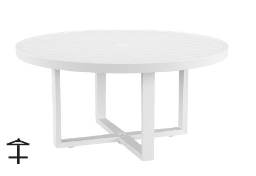 Sunset West Newport 50" Round Dining Table Dining Tables view 2