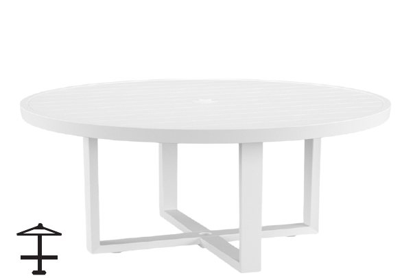 Sunset West Newport 60" Round Dining Table Dining Tables