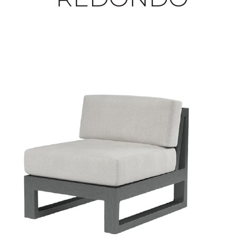 Sunset West Redondo Armless Club Chair Sofas & Sectionals