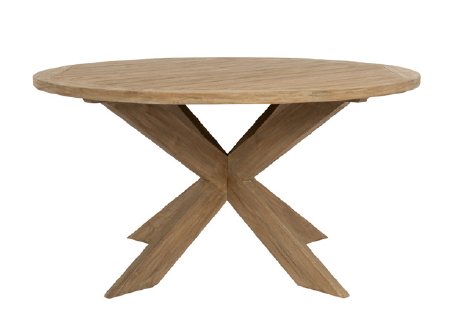 Sunset West Coastal Teak 56" Round Dining Table Dining Tables view 2
