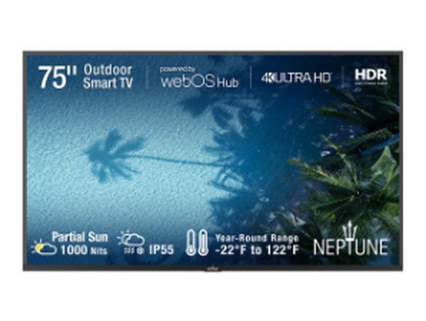 Neptune 75" Partial Sun Outdoor TV Outdoor TVs